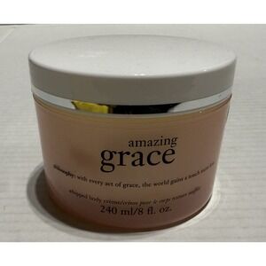 PHILOSOPHY Amazing Grace‎ Whipped Body Lotion Creme - 8 oz - New Without Box